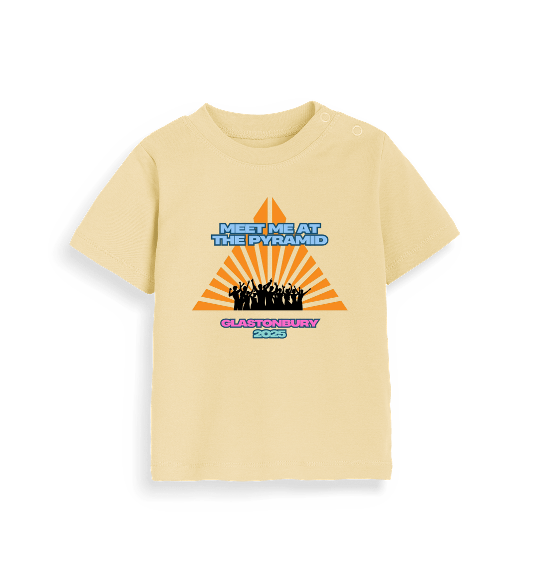 Soft Yellow Printed Kids T-Shirt