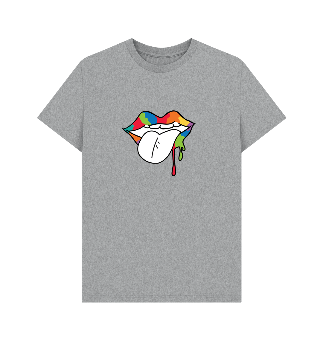 Athletic Grey Printed T-shirt