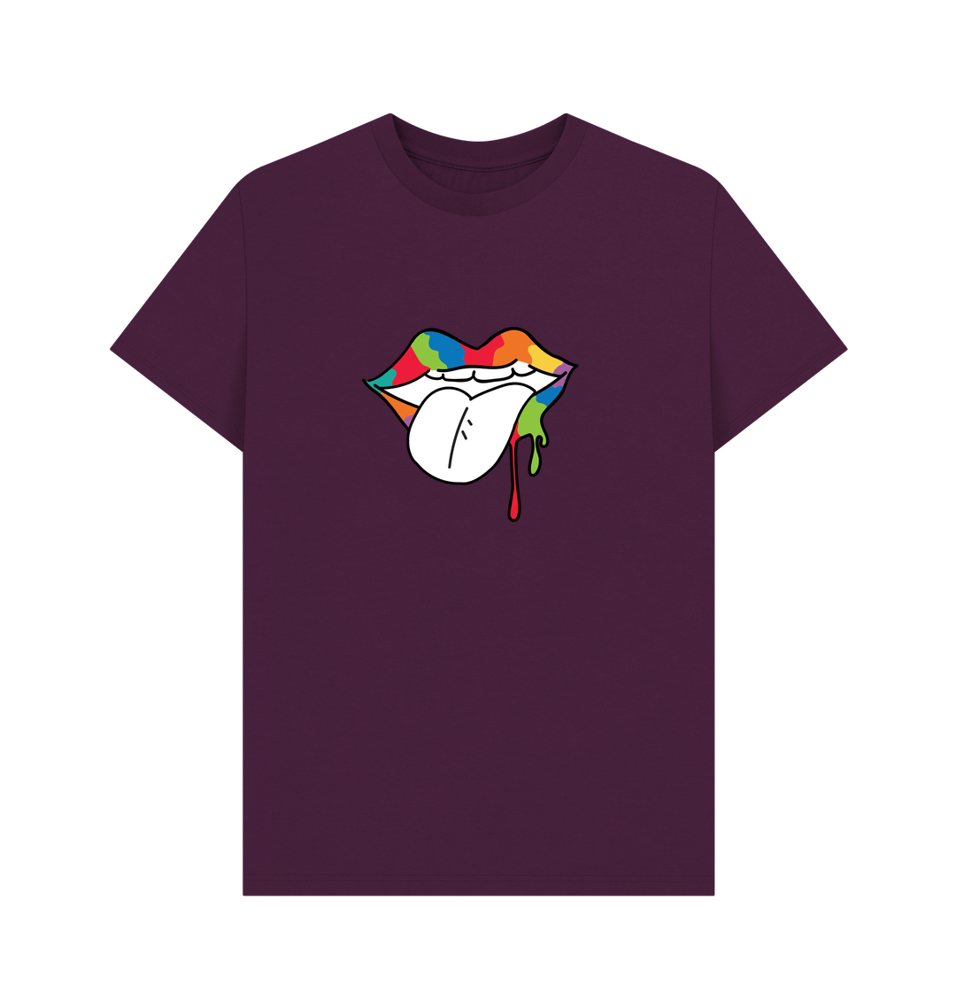 Purple Printed T-shirt