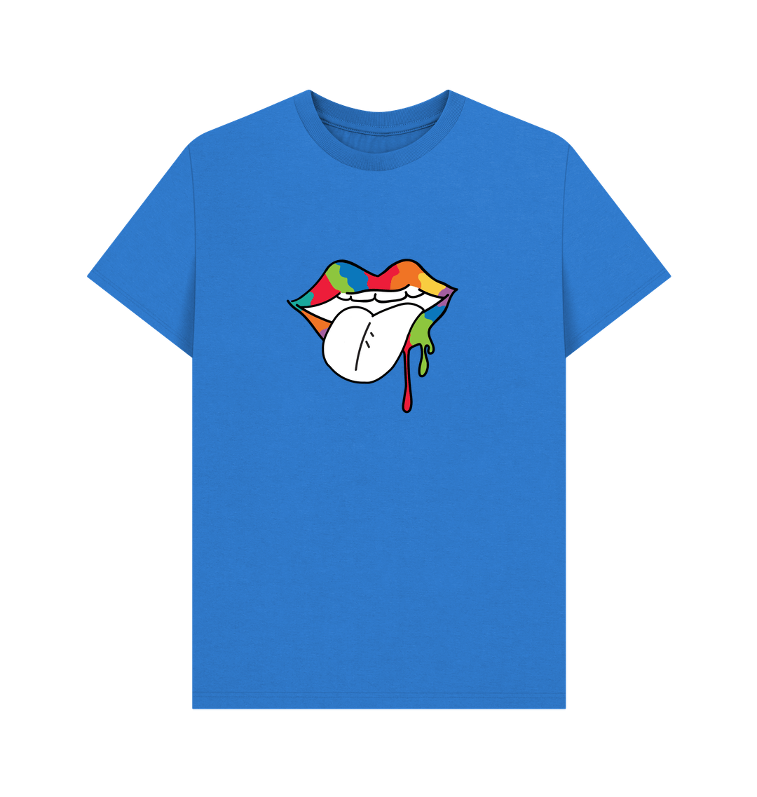 Bright Blue Printed T-shirt