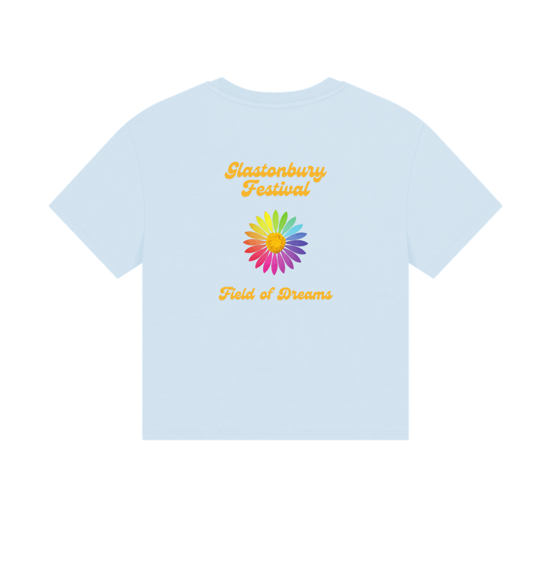 Sky Blue Printed T-shirt