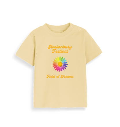 Soft Yellow Printed Kids T-Shirt