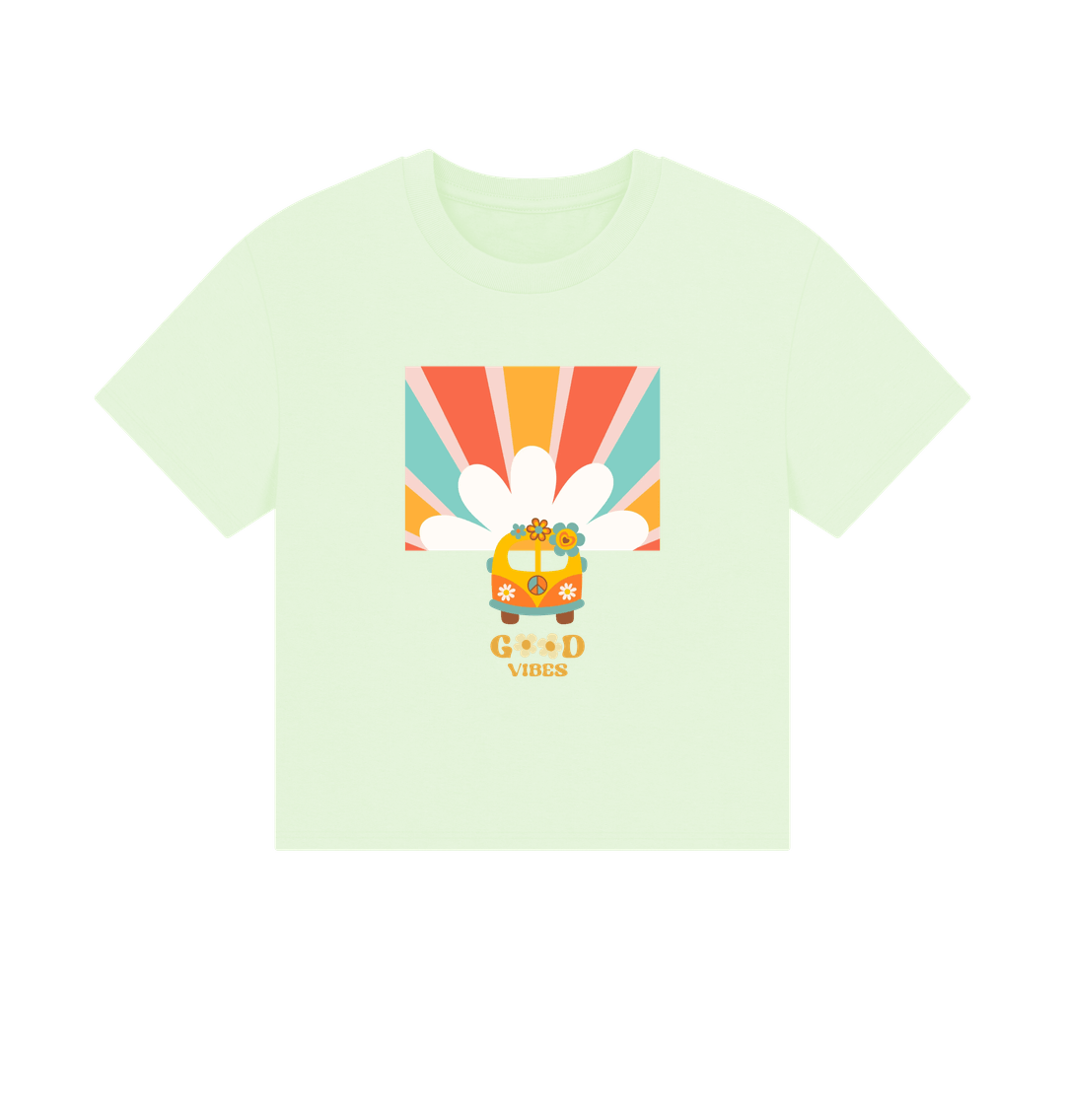 Pastel Green Printed T-shirt