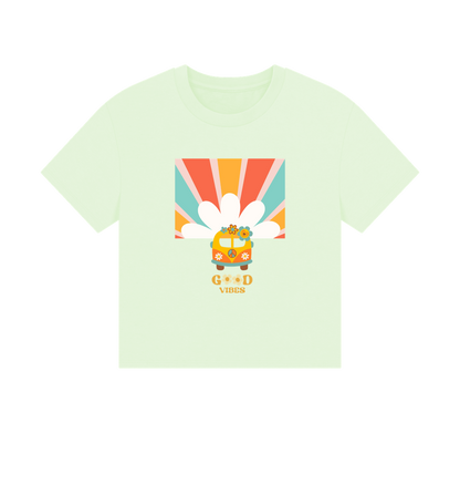 Pastel Green Printed T-shirt