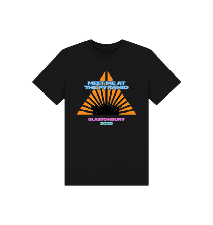 Black Printed Kids T-Shirt