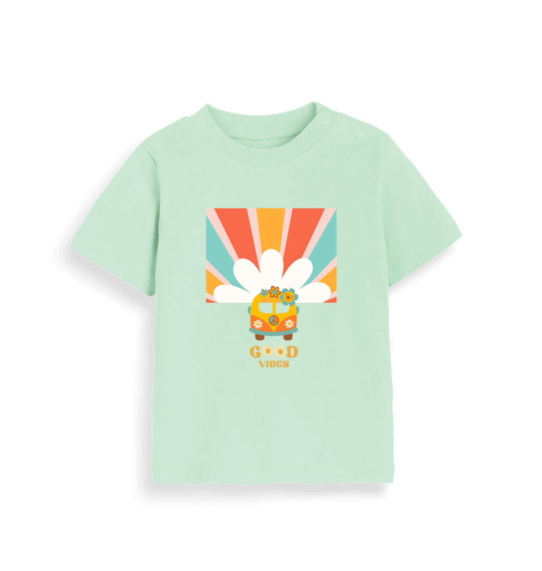Mint Printed Kids T-Shirt