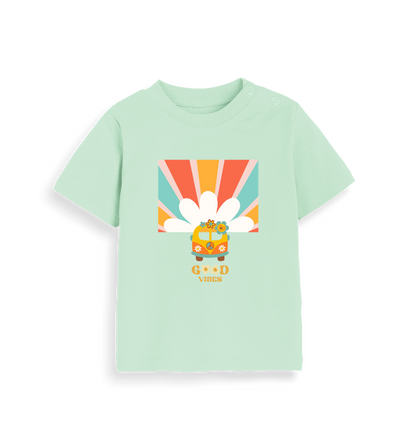Mint Printed Kids T-Shirt