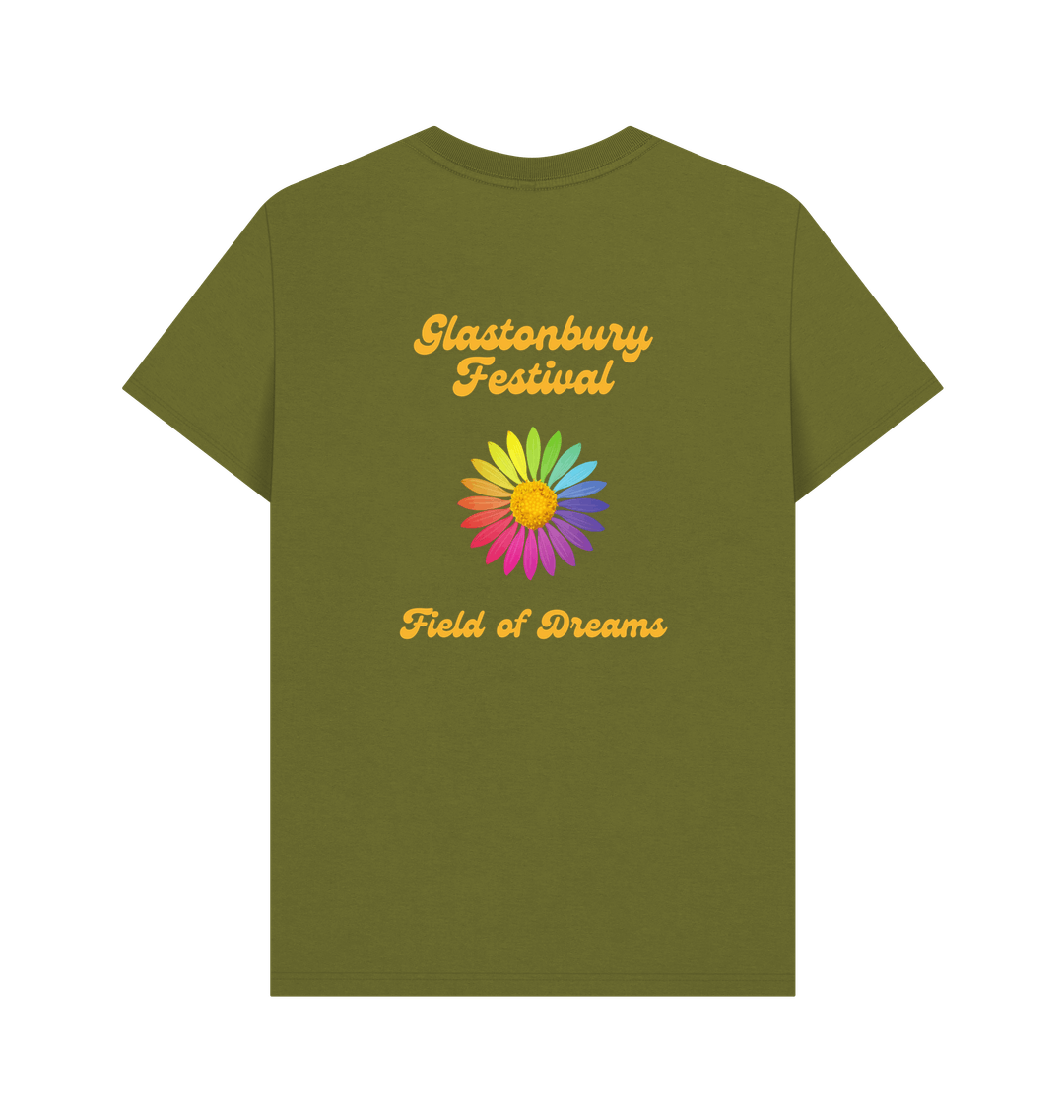 Moss Green Printed T-shirt