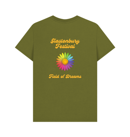 Moss Green Printed T-shirt