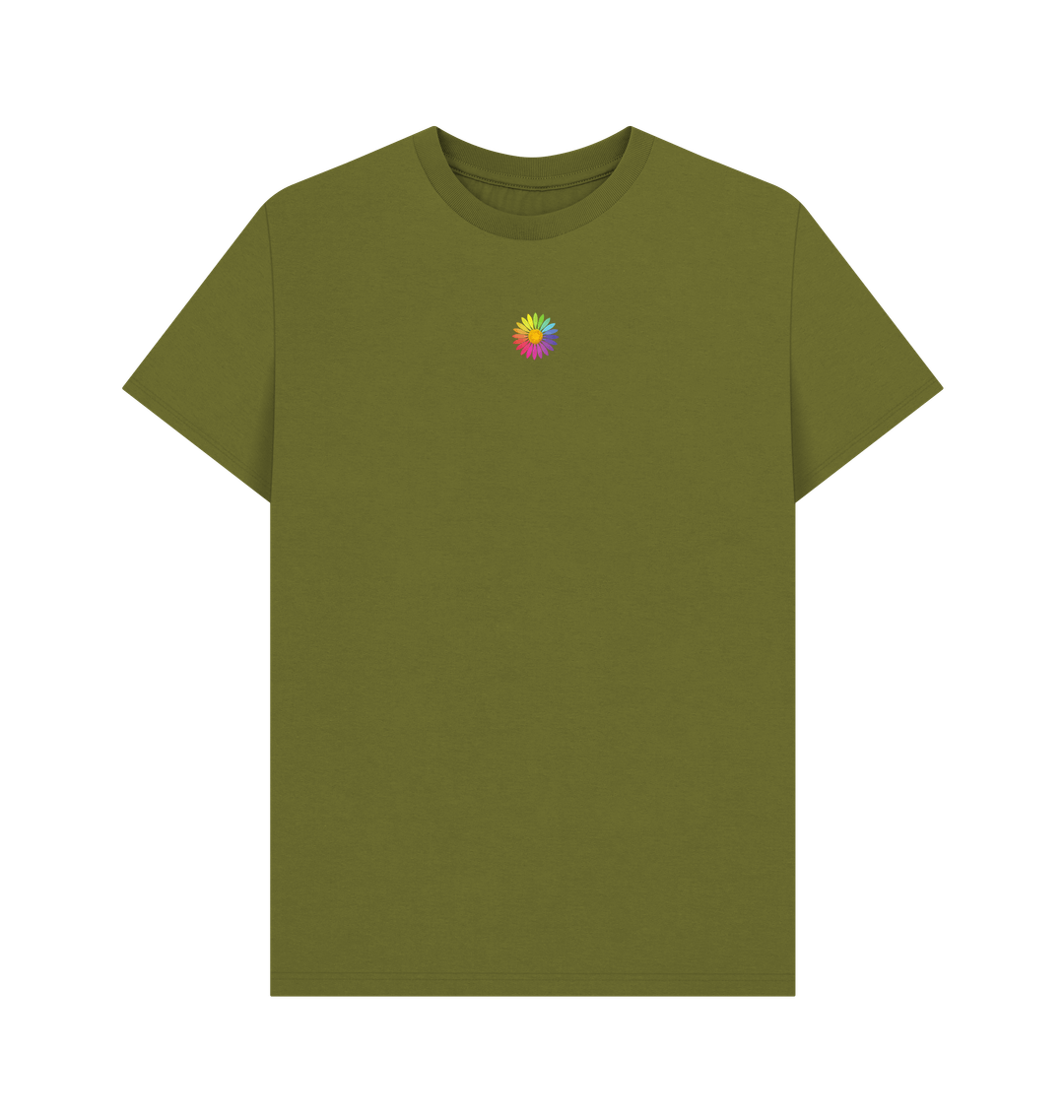 Moss Green Printed T-shirt