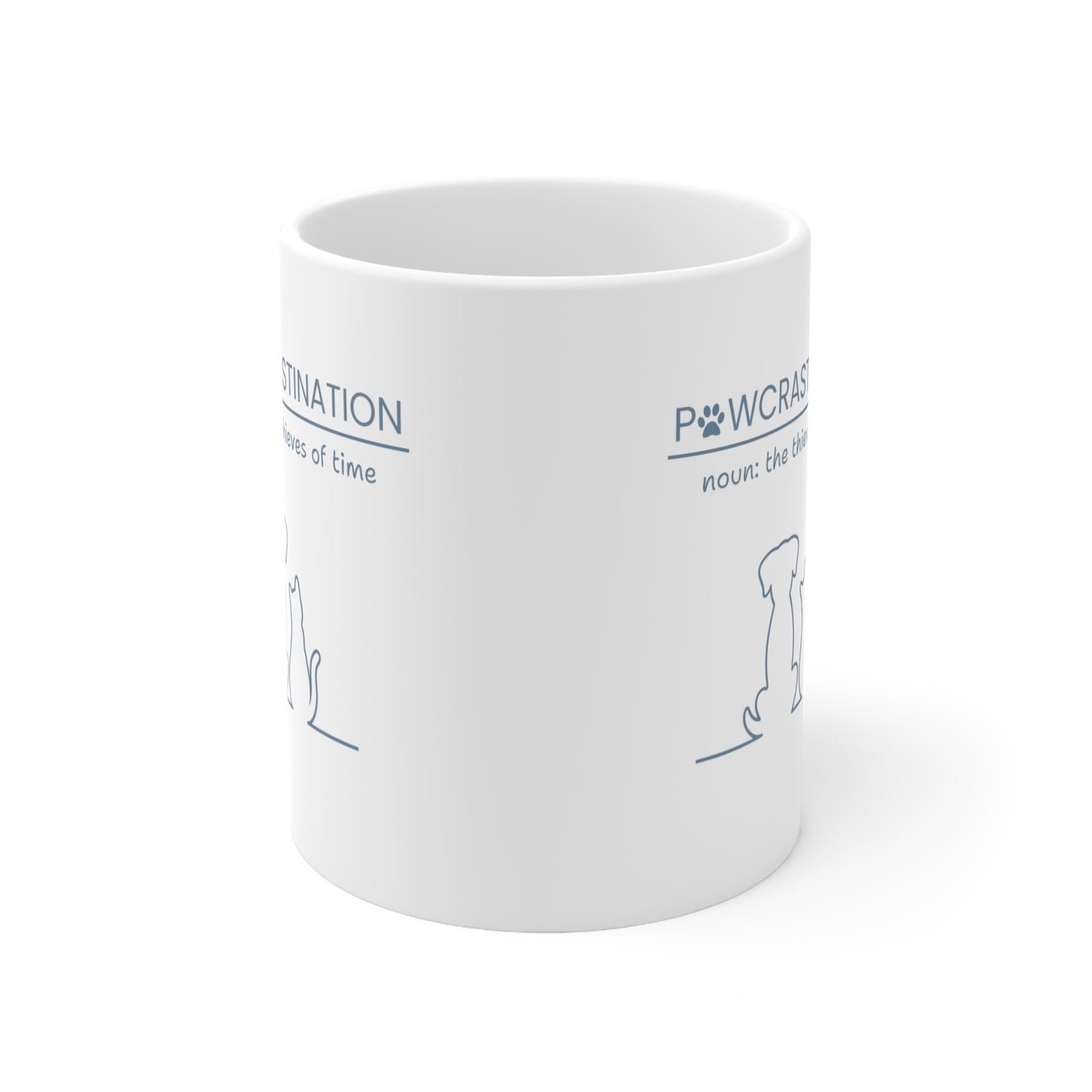 Pawcrastination Mug - Grey