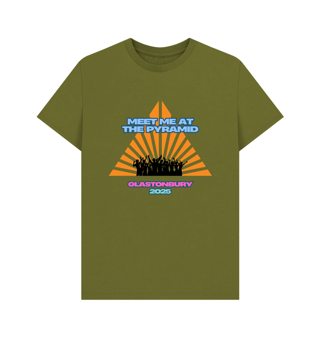 Moss Green Printed T-shirt