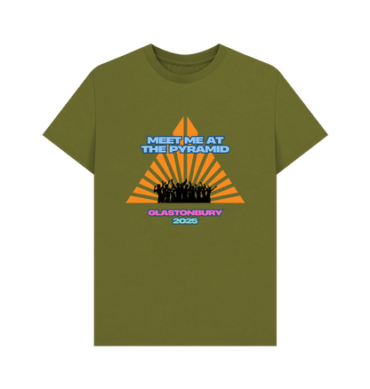 Moss Green Printed T-shirt