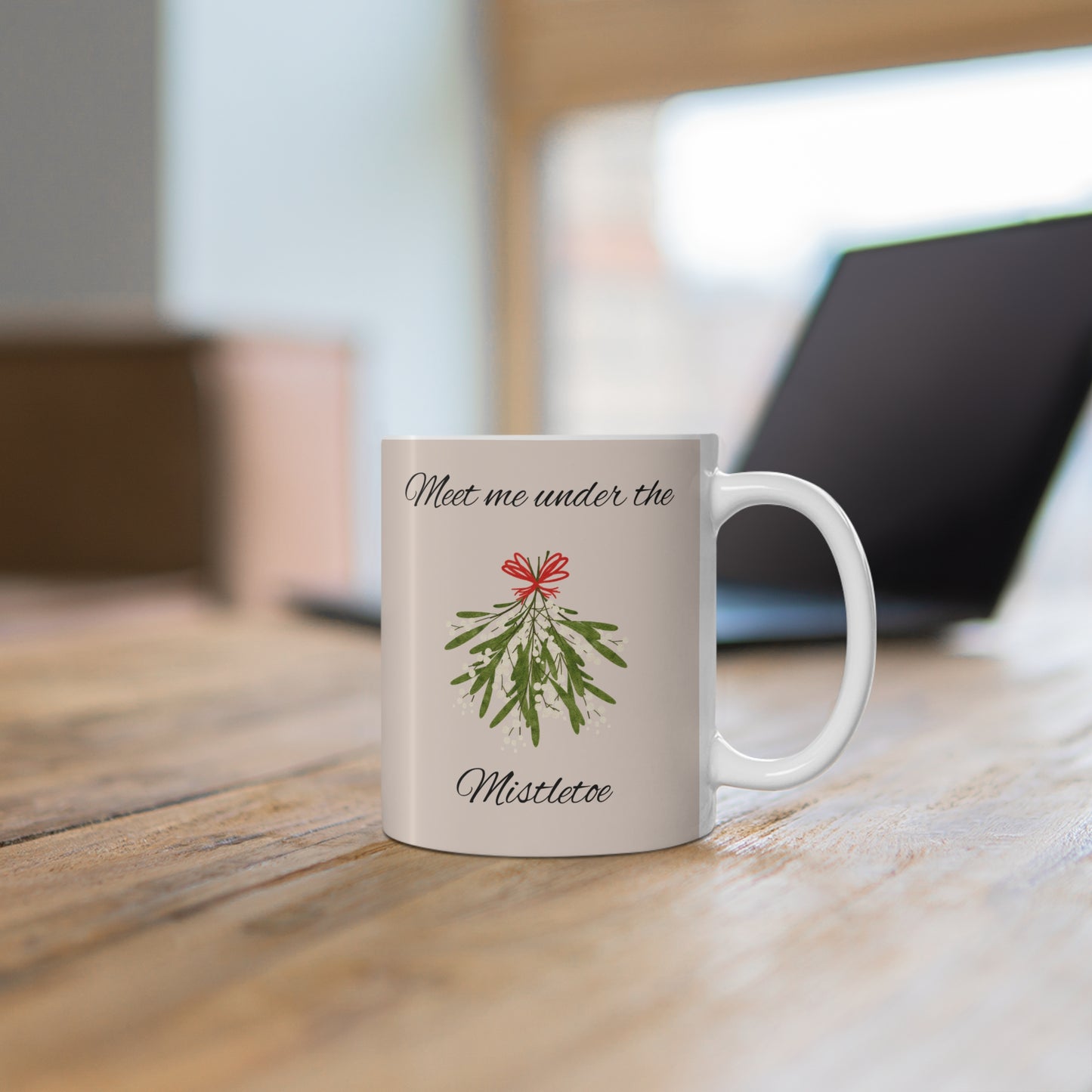 Meet me under the Mistletoe Mug