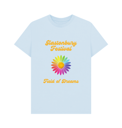 Sky Blue Printed T-shirt