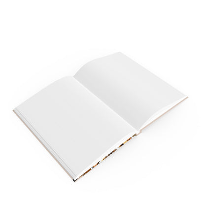 The Woof Pack Collection: 'Paws for Thought' Hard Back Notebook (Almond)