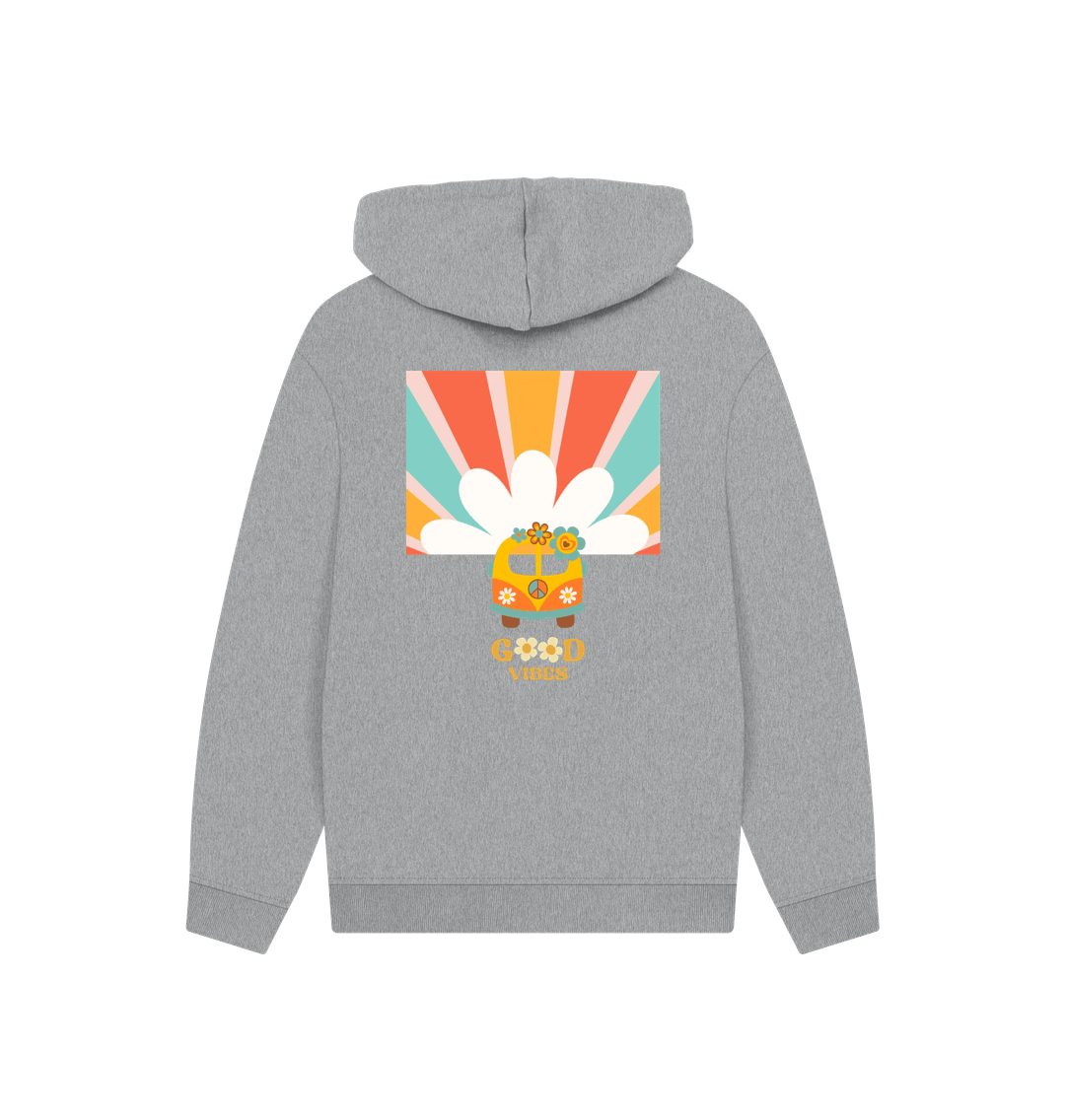 Athletic Grey Printed Hoody