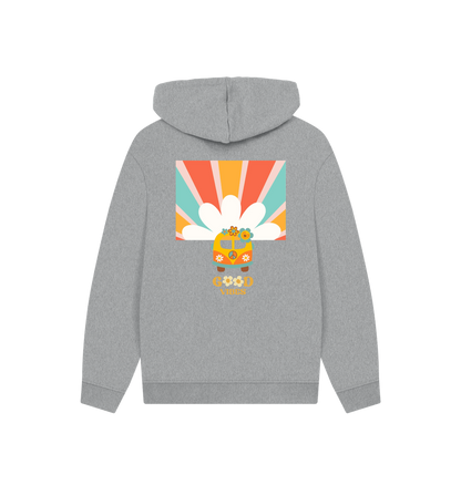 Athletic Grey Printed Hoody