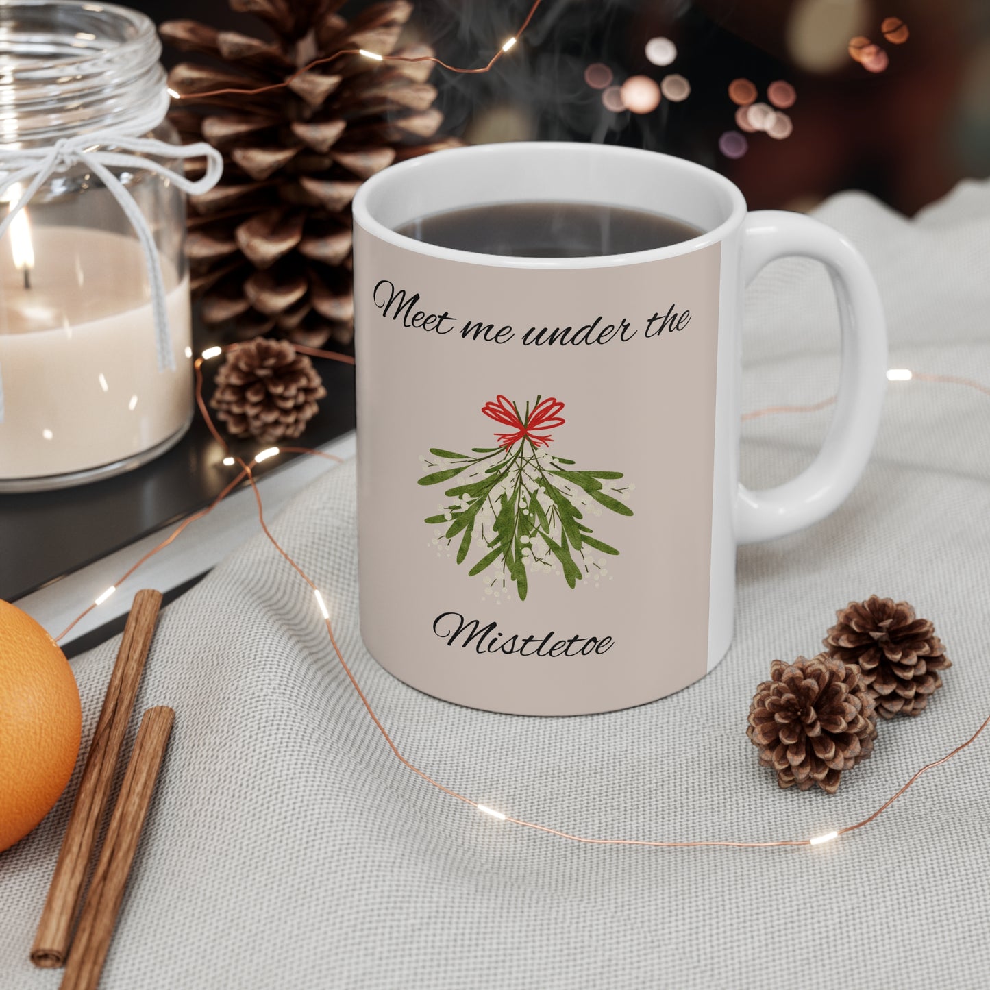 Meet me under the Mistletoe Mug