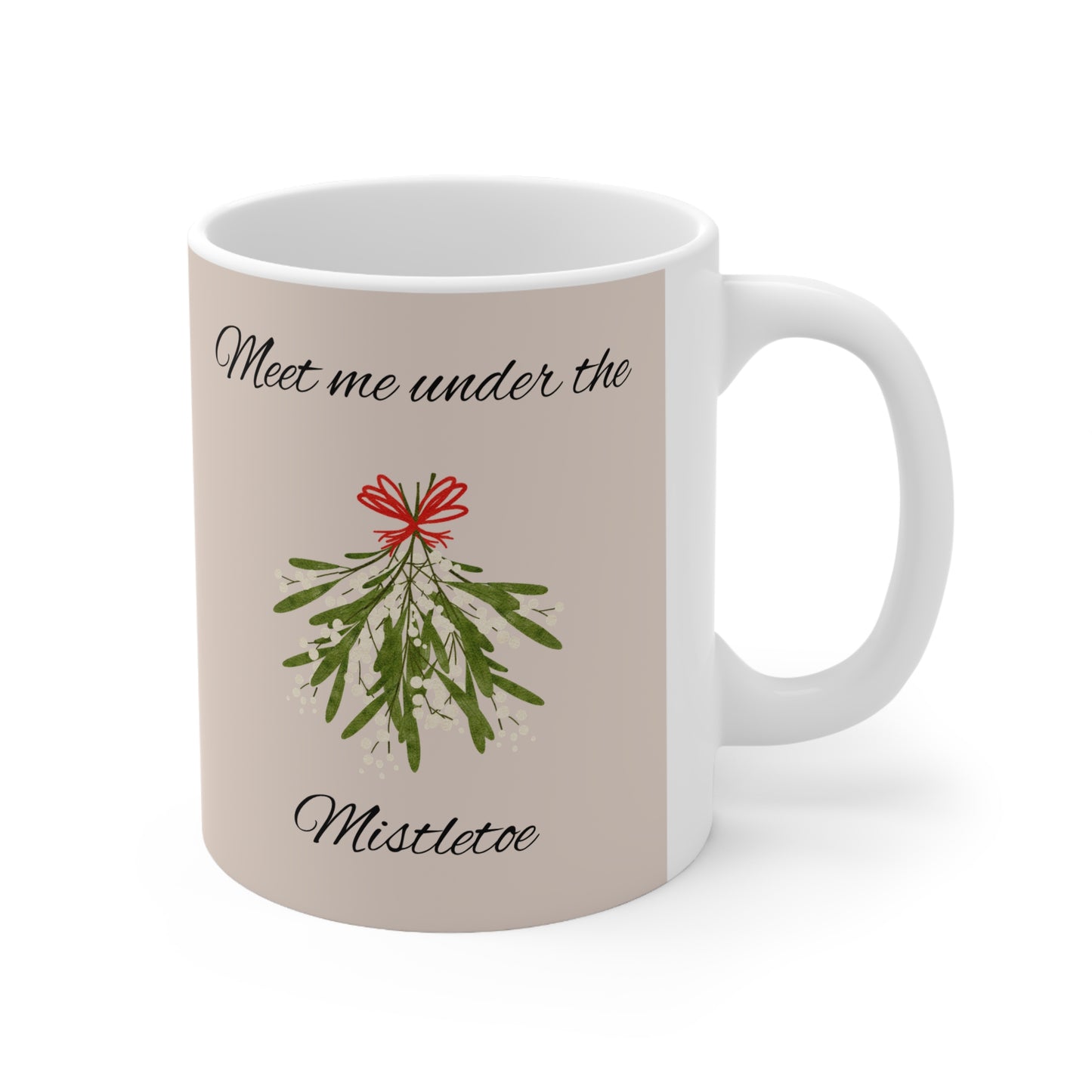 Meet me under the Mistletoe Mug