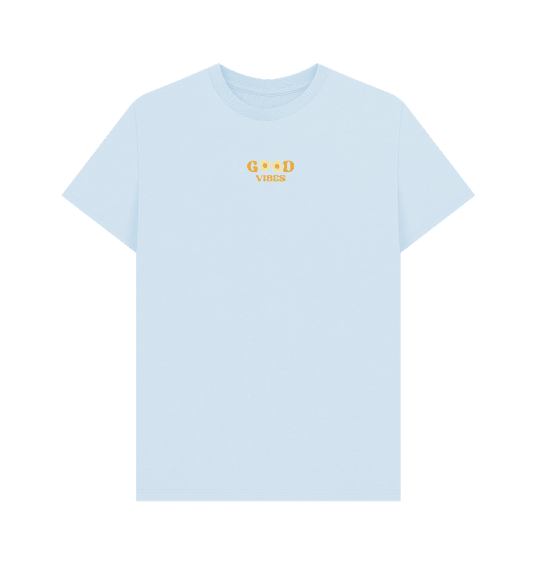 Sky Blue Printed T-shirt