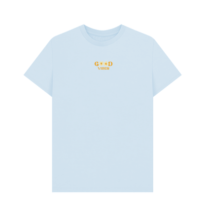 Sky Blue Printed T-shirt