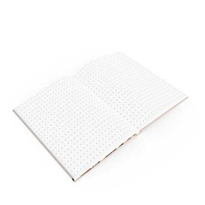 The Woof Pack Collection: 'Words of Pawsitivity' Hard Back Notebook (Almond)