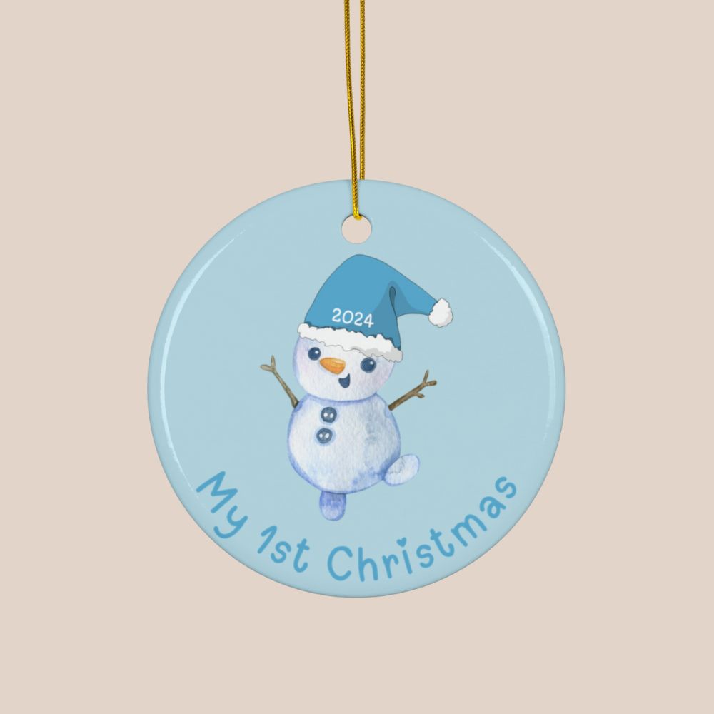 My First Christmas - Blue