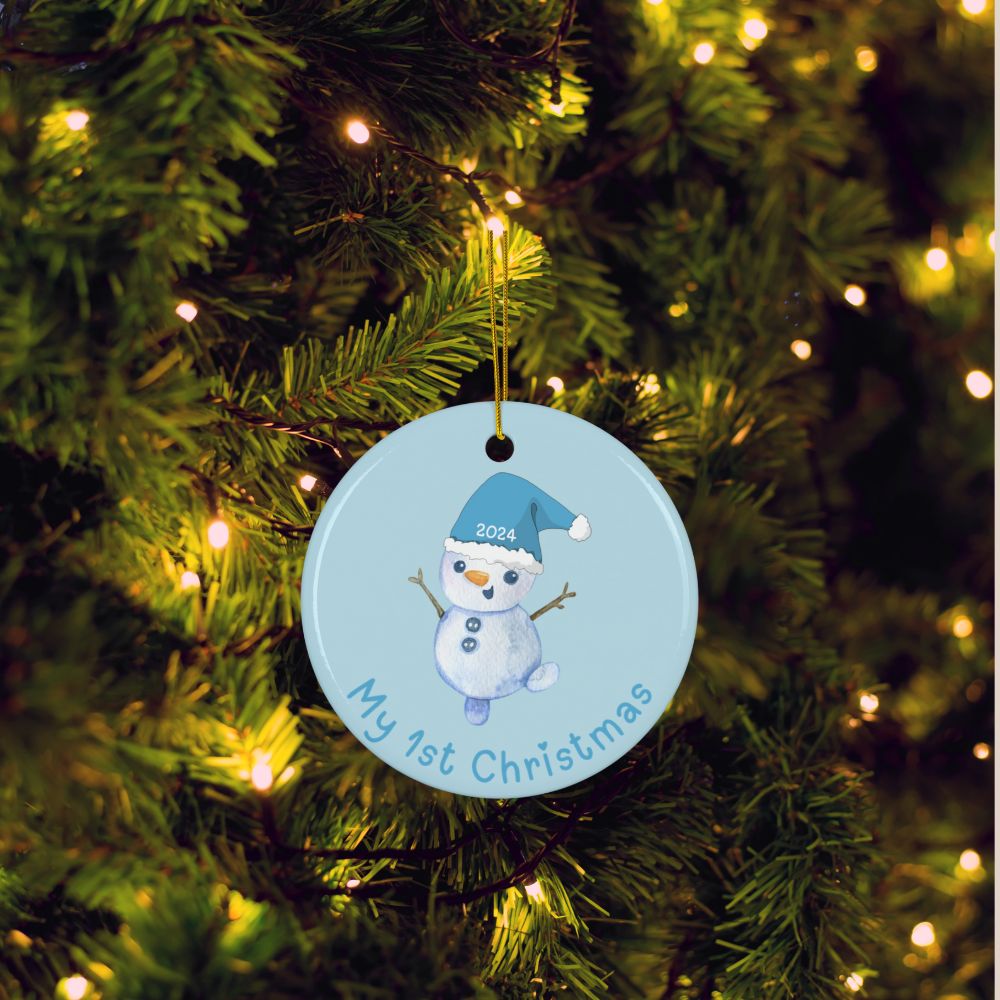 My First Christmas - Blue