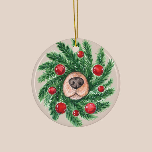 Doggy Nose Wreath