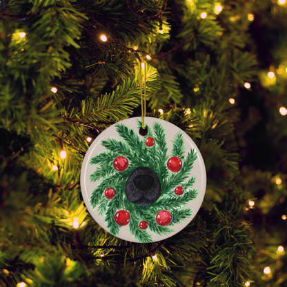 Doggy Nose Wreath - Black