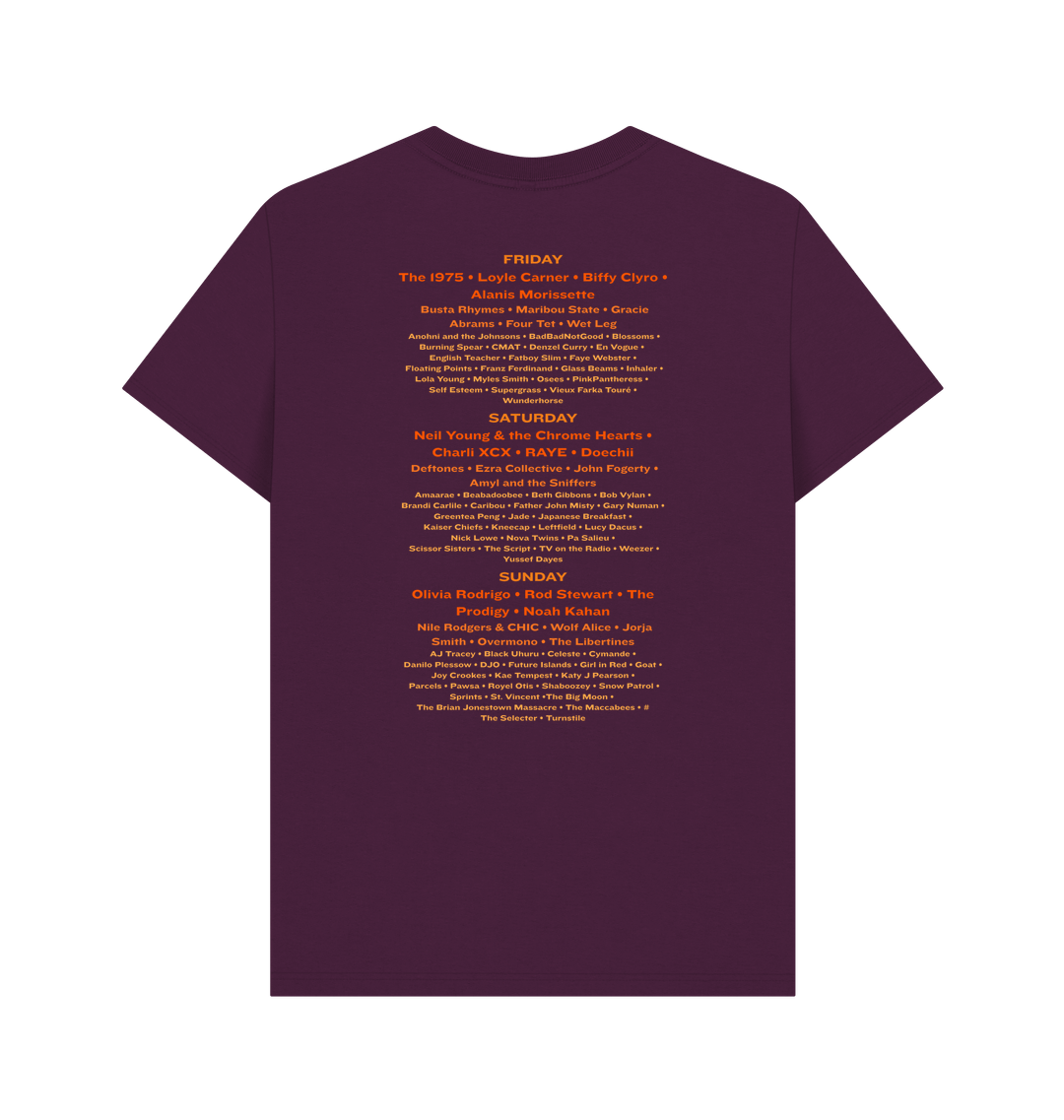 Purple Printed T-shirt