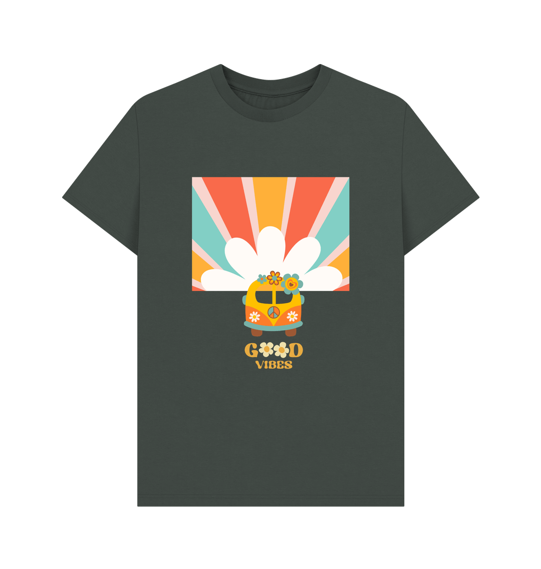 Dark Grey Printed T-shirt