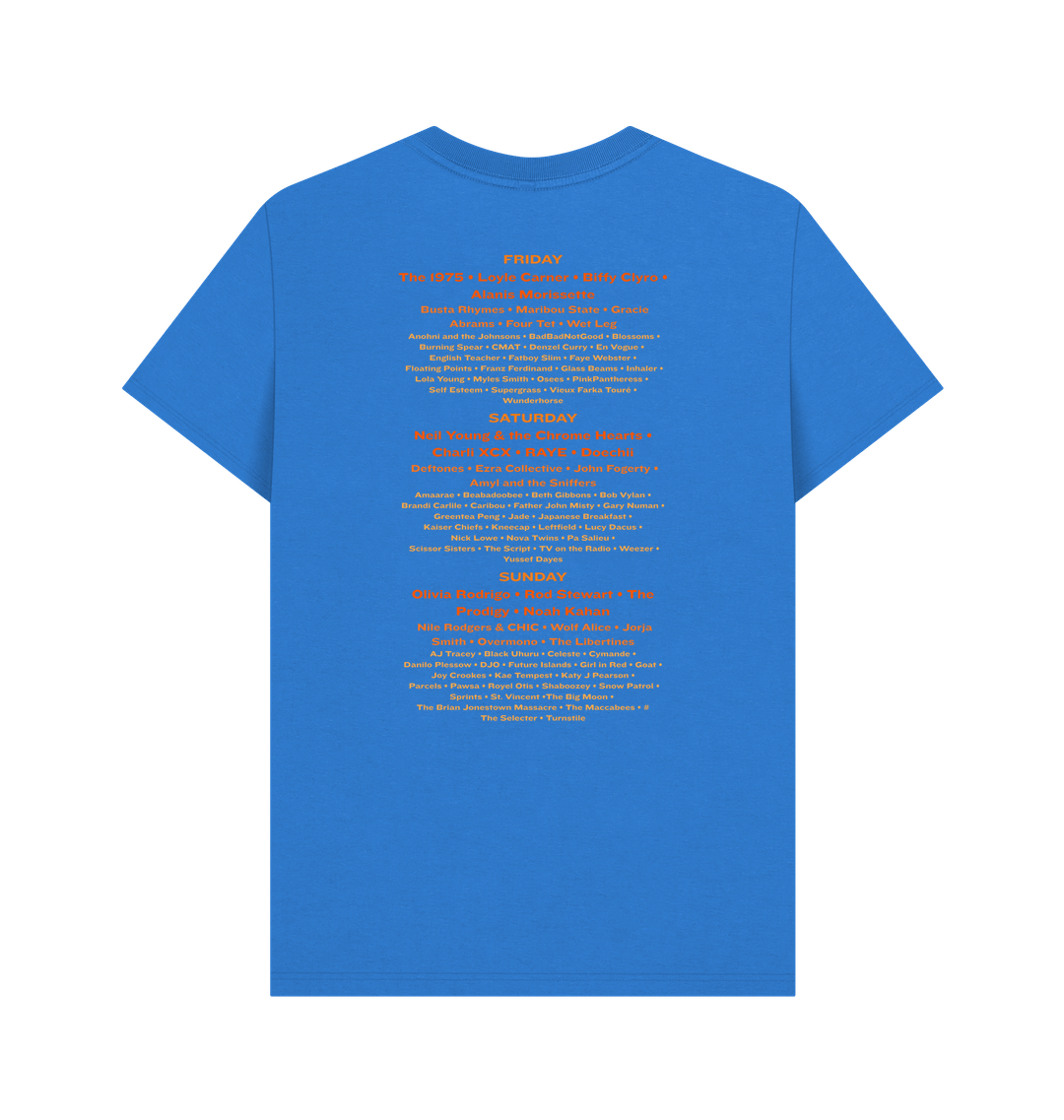 Bright Blue Printed T-shirt