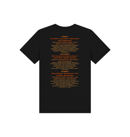 Black Printed Kids T-Shirt