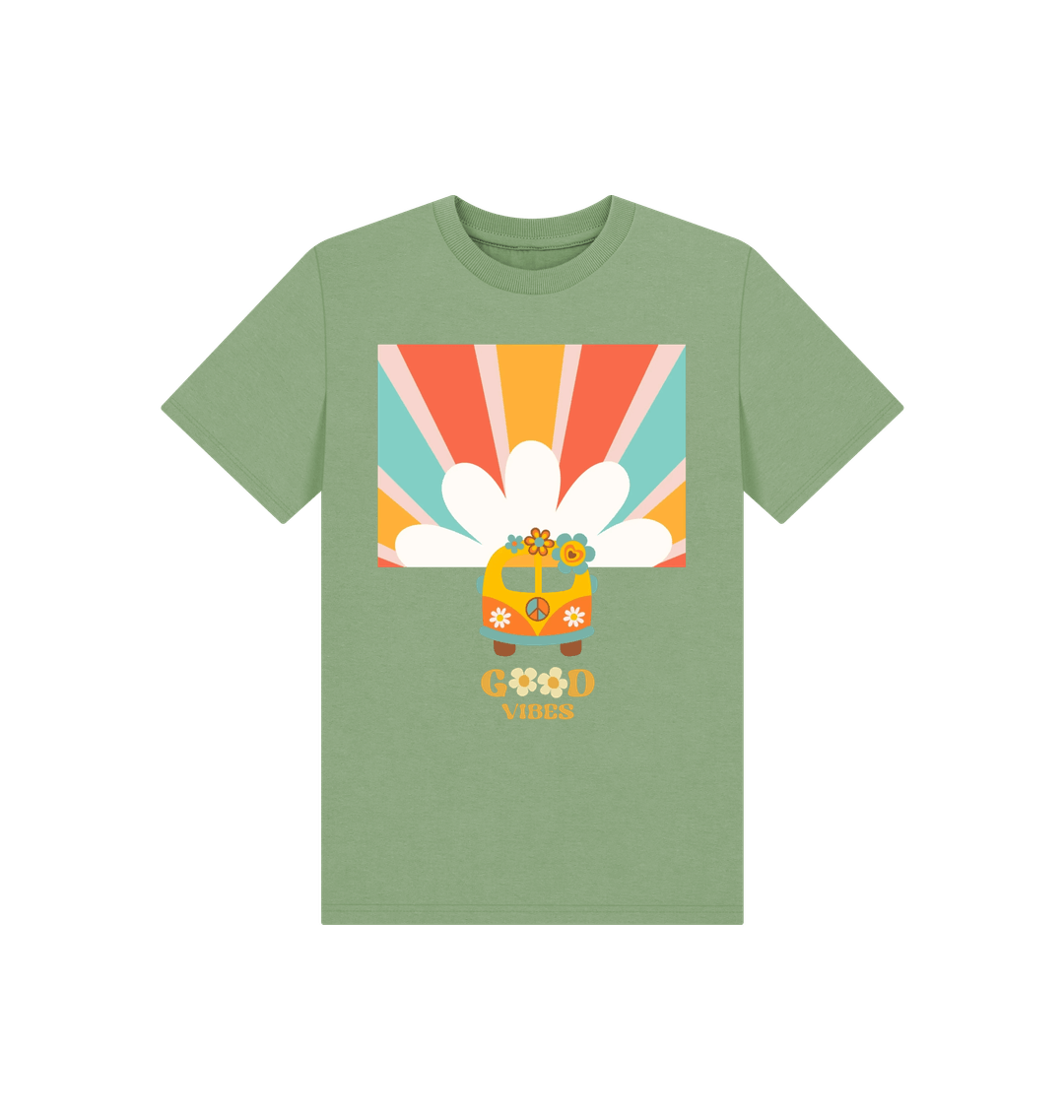 Sage Printed Kids T-Shirt
