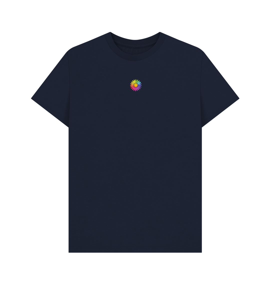 Navy Blue Printed T-shirt