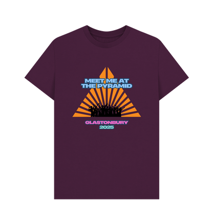 Purple Printed T-shirt