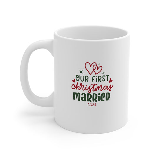 First Christmas Married Mug