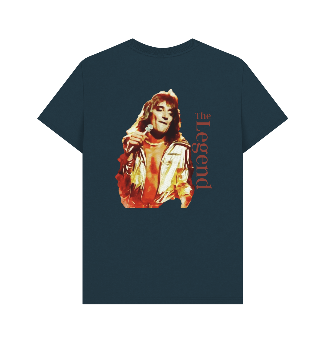 Denim Blue Printed T-shirt