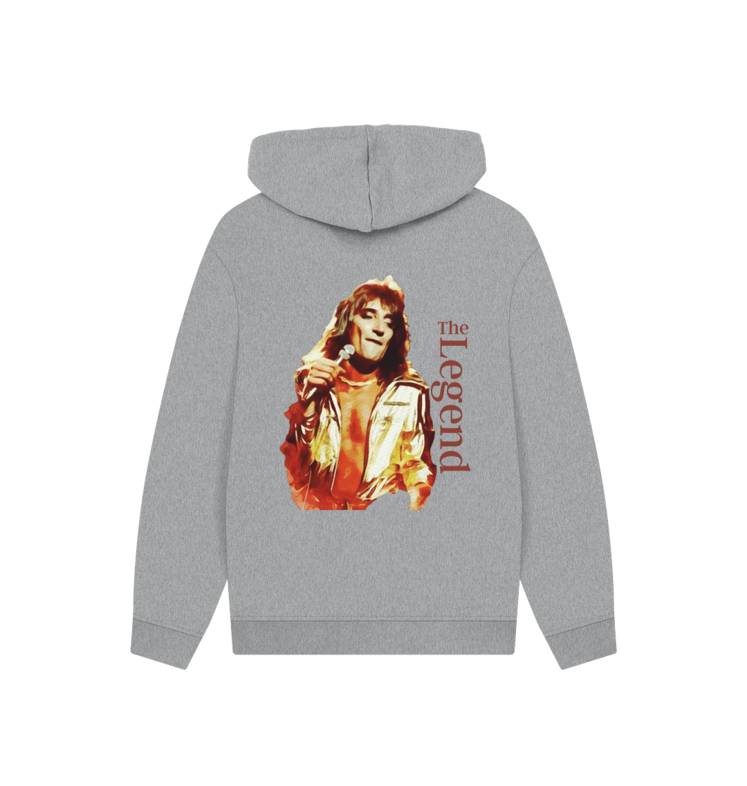 Athletic Grey Printed Hoody