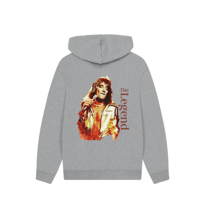 Athletic Grey Printed Hoody