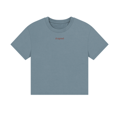 Stone Blue Printed T-shirt