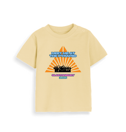 Soft Yellow Printed Kids T-Shirt