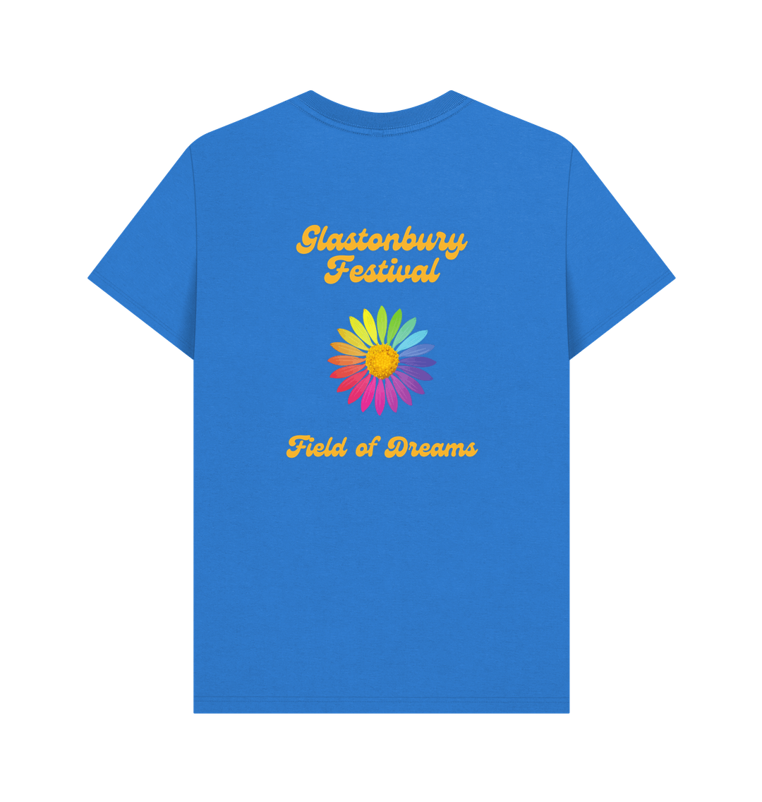 Bright Blue Printed T-shirt