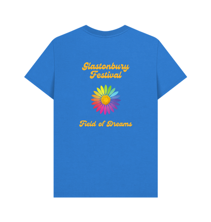 Bright Blue Printed T-shirt