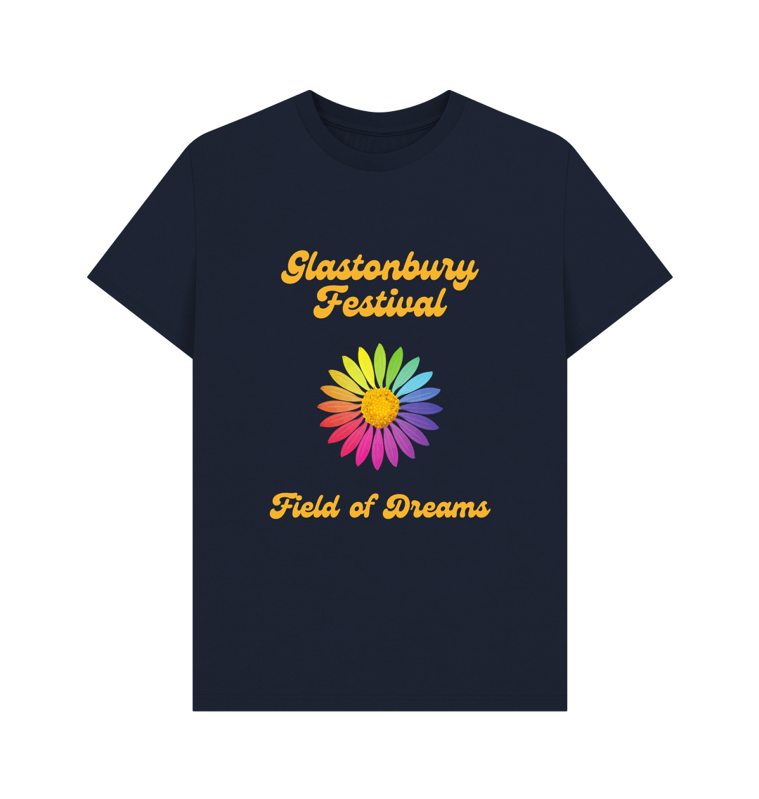 Navy Blue Printed T-shirt