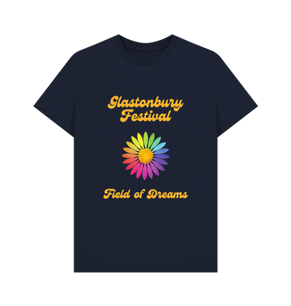 Navy Blue Printed T-shirt