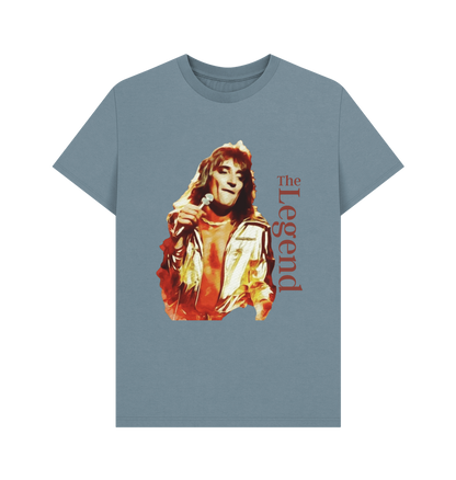 Stone Blue Printed T-shirt