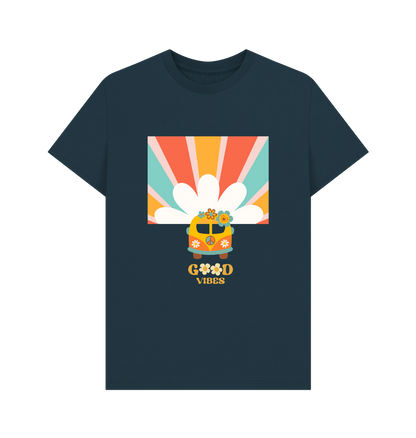 Denim Blue Printed T-shirt